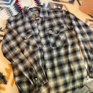 New w out tags Carhartt flannel